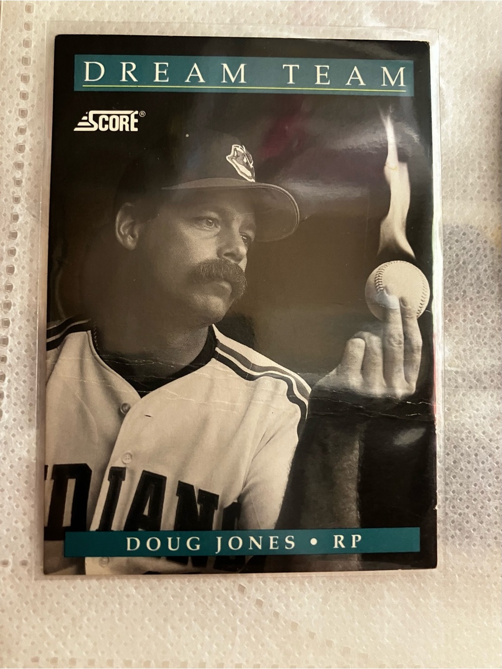 Score Dream Team Doug Jones Baseball Card - Black & Teal